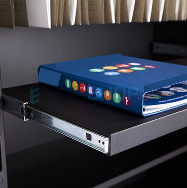 Uittrekbaar legbord PDC, geschikt voor gelaste roldeurkasten PDC 120 cm breed