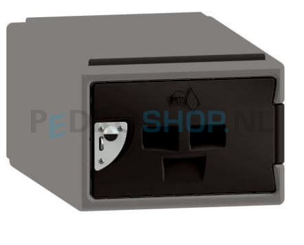 Polyethyleen cube locker FSP, 1-deurs, 25*38*45 cm, antraciet