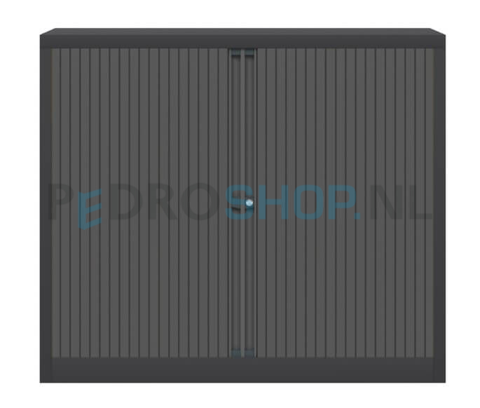 Archiefkast AKS met roldeur, antraciet, 2 legborden, 103*120*43